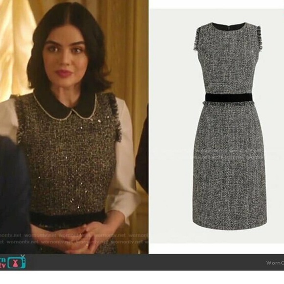 J. Crew Sheath Dress in sparkling Constellation Tweed - Picture 6 of 6